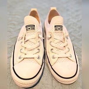 White Converse 7.5